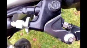 Свободный ход рычага сцепления / clutch lever free play YAMAHA XG250 TRICKER