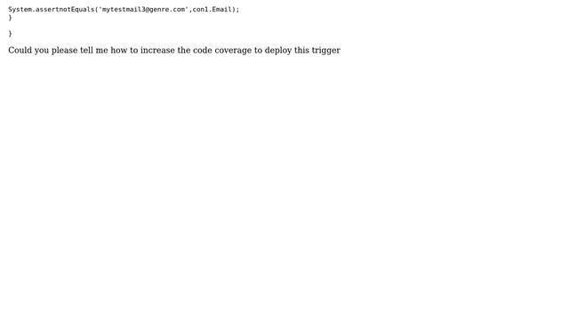 Salesforce: Test Class is passing but however the code coverage is 0% while deploying смотреть онлайн