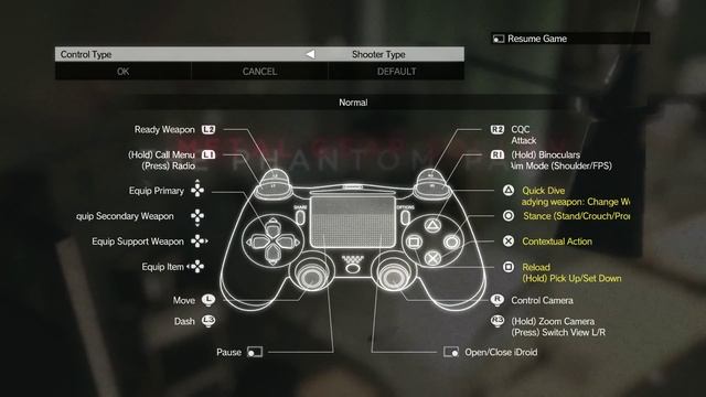 Metal Gear Solid V: The Phantom Pain - Dual Shock 4 Control Types: (Action & Shooter Options) PS4 смотреть онлайн