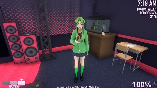PLAY AS MIDORI GURIN +DL | YANDERE SIMULATOR???? смотреть онлайн