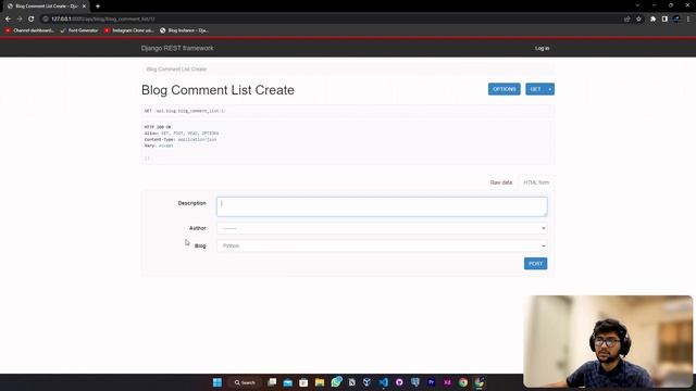 Creating Blog Comment List View | DRF смотреть онлайн
