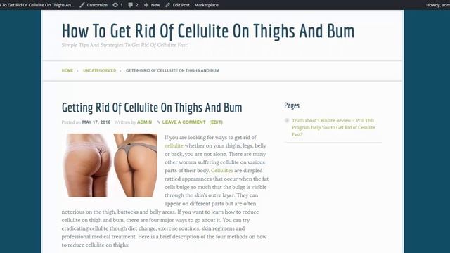 Getting Rid of Cellulite on Thighs and Bum смотреть онлайн