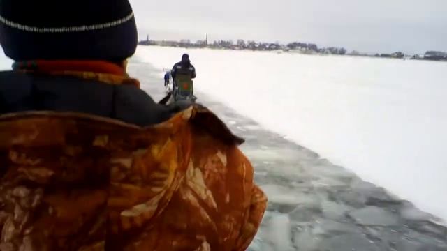 По ледовому МКАДу на Верхней Рыбинке!!! смотреть онлайн