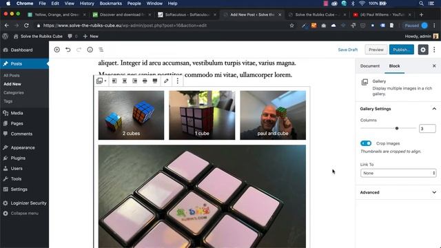 Wordpress Part 3: Creating posts смотреть онлайн