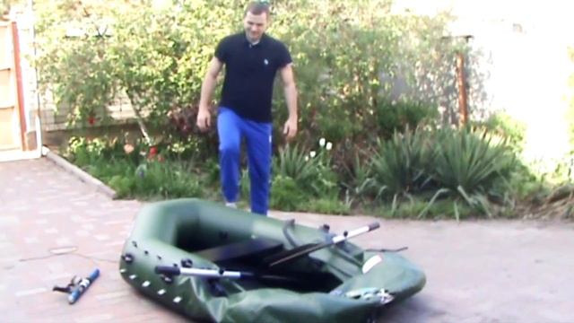 Онлайн съёмка процесса разборки-сборки лодки Aqua-Storm