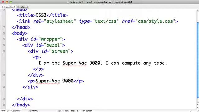 TVM HTML CSS TYPOGRAPHY Part1 replace 2 смотреть онлайн