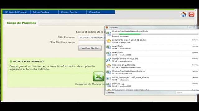 Descargar Planilla Modelo (.xls) ( Planilla Web - boleto.muniguate.com ) смотреть онлайн