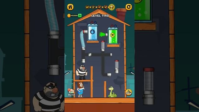 Home Pipe Rescue / Water Puzzle Game Gameplay Level Solution Mobile Game (Levels 1134-1145) смотреть онлайн