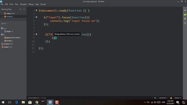 7 - ( jQuery Tutorial ) Events: focus, focusin, focusout, blur смотреть онлайн
