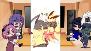 Team 7 +Hinata React To Naruto and Kurama || Gacha club gc|| Naruto | ?