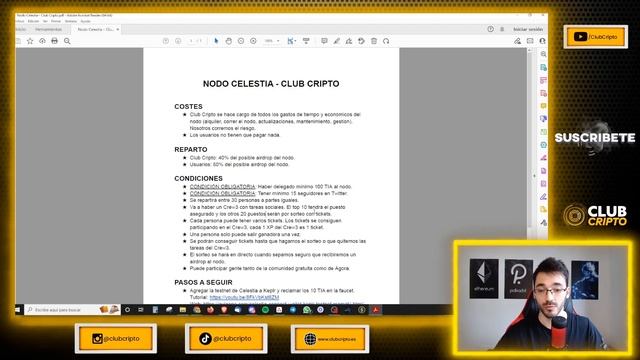 OPORTUNIDAD ÚNICA - Repartiremos el airdrop de Celestia ? Nodo validador en la testnet смотреть онлайн