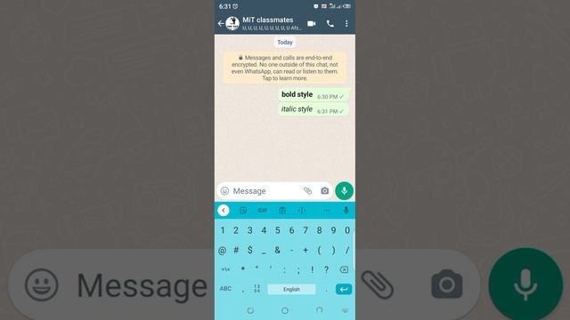Whatsapp Tip Bold , italic , monos pace, strike font style |ahsaan yaseen смотреть онлайн