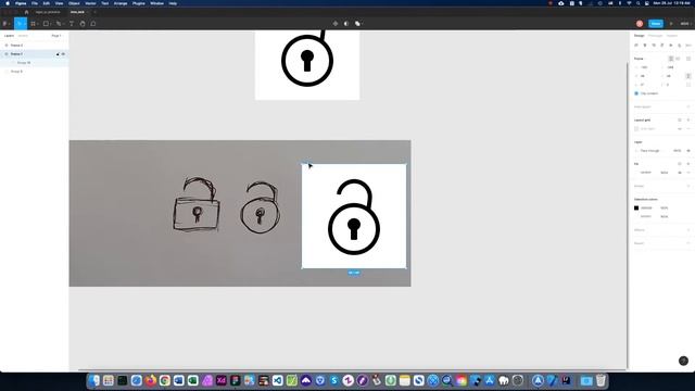 Designing Lock Icon with Figma | Icon Design [001] смотреть онлайн
