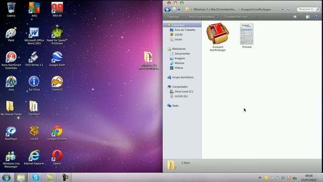 Como Transformar seu Windows 7 em Mac PT-BR смотреть онлайн