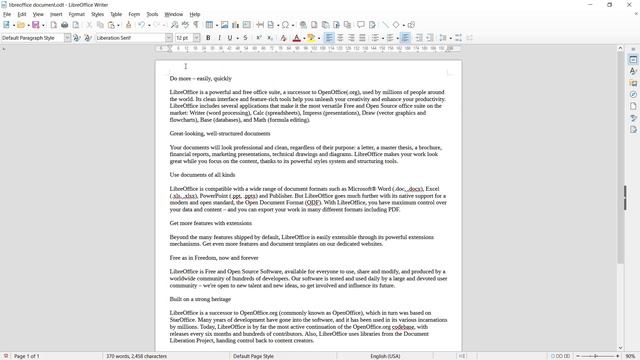 LibreOffice How To Set Margin Tutorial смотреть онлайн