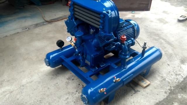 Запуск поршневого компрессора ПКС-1,75 смотреть онлайн