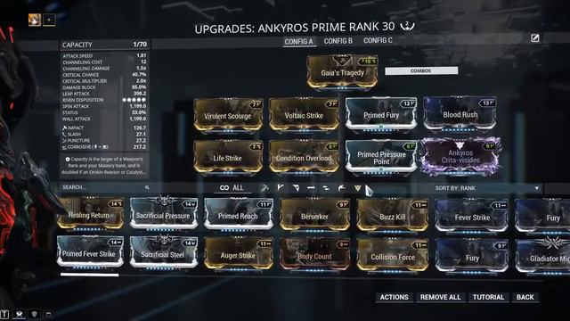 Warframe - Ankyros Prime build com RIVEN смотреть онлайн