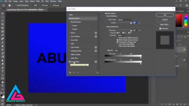 How To Create || Long Shadow Effect || In || Adobe Photoshop || Abubakar Graphics || смотреть онлайн