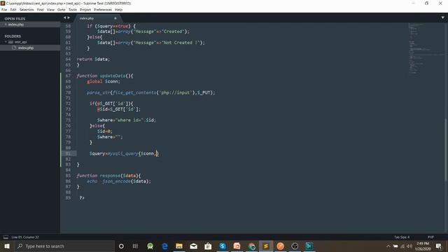 Rest Api With Php Mysql | Update Record | Hindi смотреть онлайн