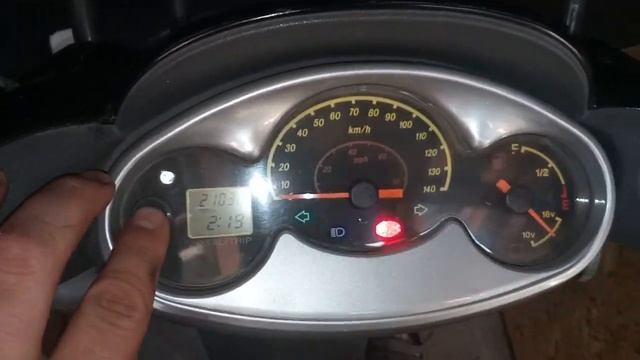 Yamaha Majesty 180cc (125cc-150cc) Change Oil Reset сброс датчика масла