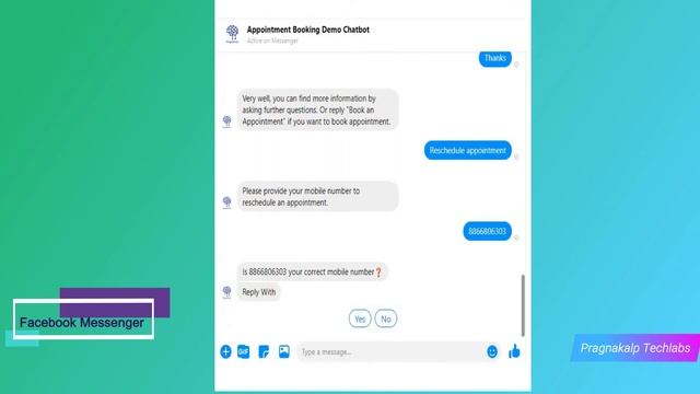 Appointment Booking Chatbot with Google Calendar integration for Facebook Messenger using Dialogflo смотреть онлайн