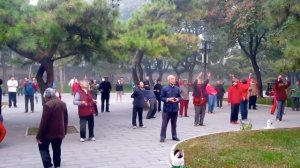 Китайская зарядка на улице для похудения