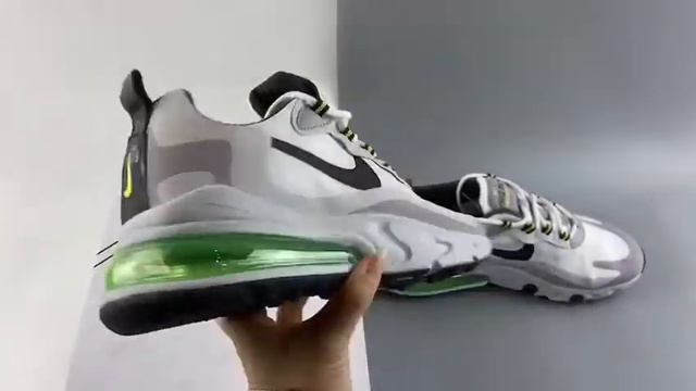 Nike Air Max 270 React White Electric Green смотреть онлайн