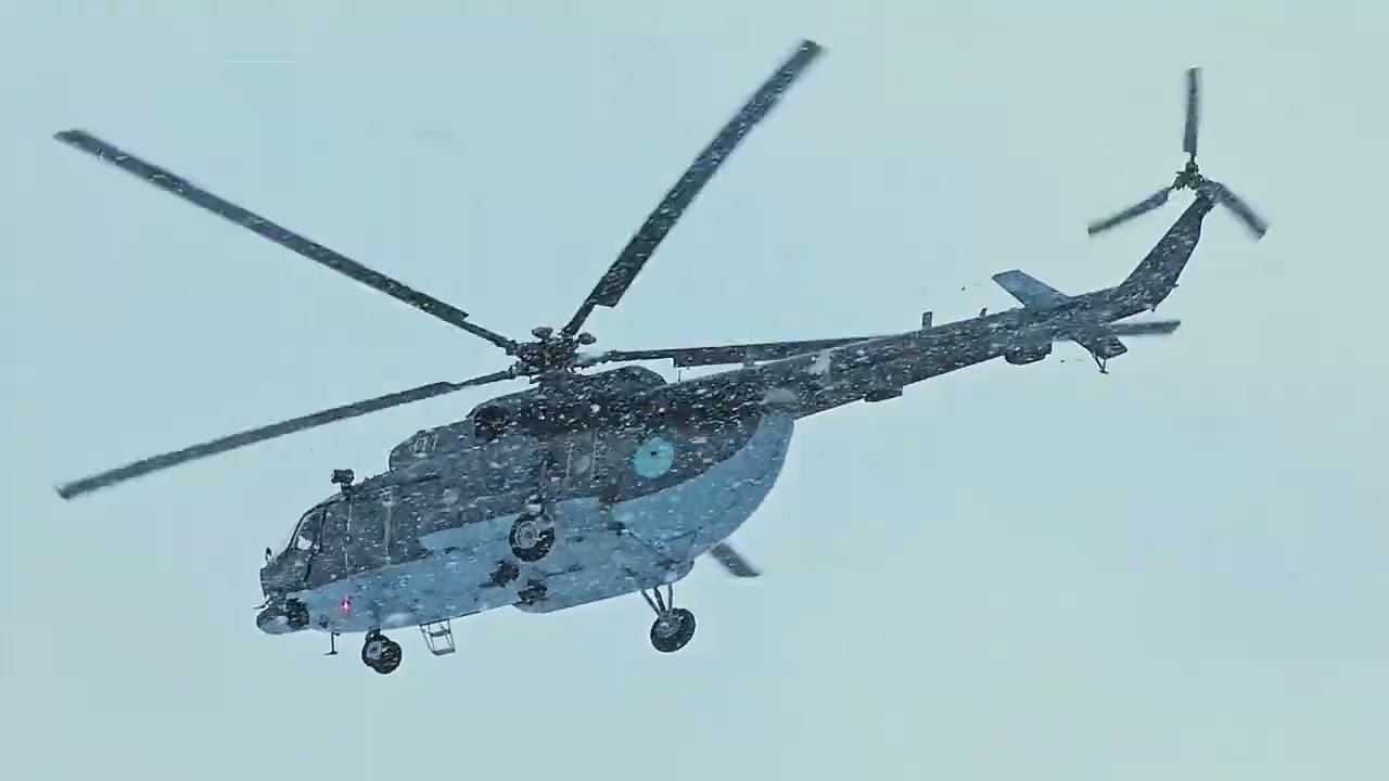 #mi #airport #nqz #sky #fly Mi-8 makes training flights. смотреть онлайн