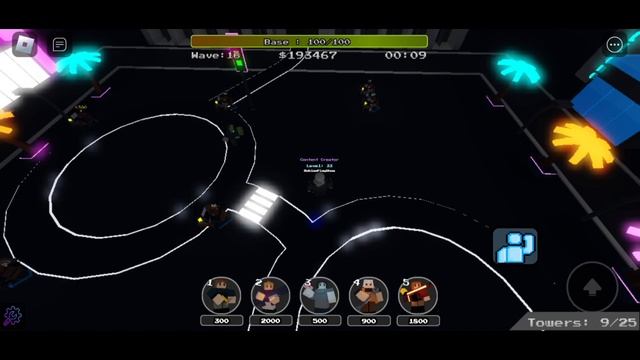 Соло Luminopolis без Ивент башен | Роблокс Pixel World Defenders смотреть онлайн