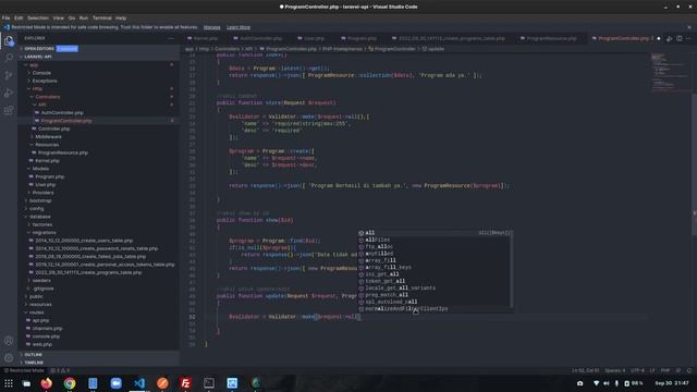 REST API CRUD in Laravel 8 with Sanctum - use GNU/Linux смотреть онлайн
