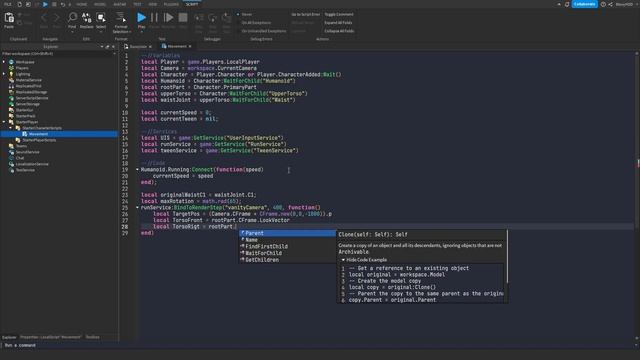 Realistic Dynamic Movement [Roblox Studio - Tutorial] смотреть онлайн