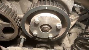 шкив коленвала - убийца мотора рено меган 2, K4MD - 812