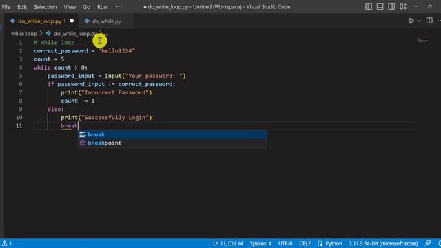 Python: While-loop_อธิบายความแตกต่างระหว่าง While loop และ Do…while-loop смотреть онлайн