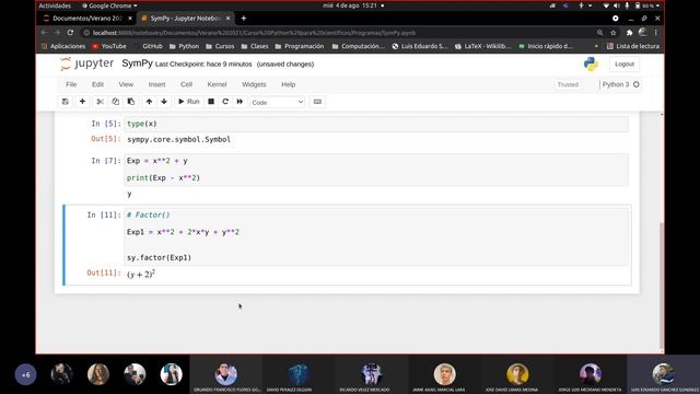37 - Curso de programación en Python | [ Sympy ] смотреть онлайн
