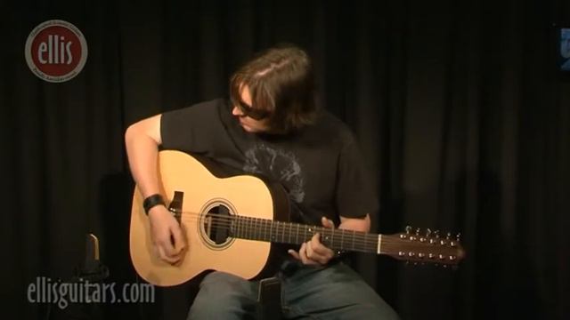 Andrew Ellis 12 string acoustic custom guitar смотреть онлайн