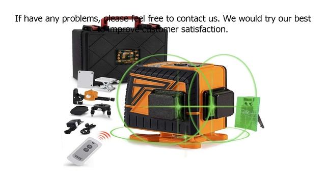 Special Discount on OMMO Laser Level, 12 Lines 3D Green Laser Level Tool, Self Leveling Alignm смотреть онлайн