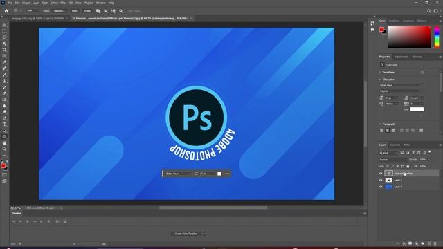 How to Type Text around a Circle Logo in Photoshop 2024 | Adobe Photoshop Tutorials смотреть онлайн