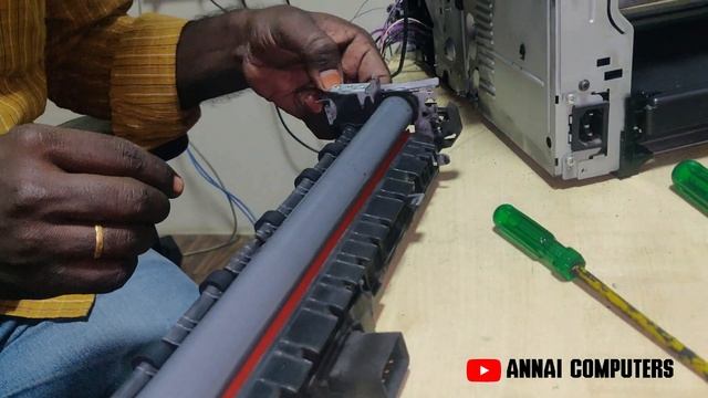 HP Laserjet Pro MFP M435nw | Paper Jam Error | Paper Stuck|  Pressure Roller & Fuser Sleeve Change