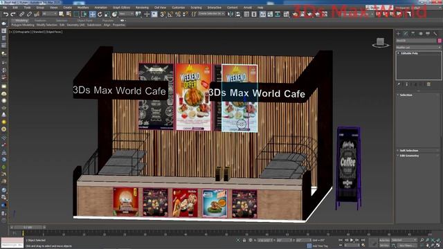 3Ds Max tutorial Hindi | Food Stall Design |Modeling , texturing , lighting , rendering| Part 6 смотреть онлайн