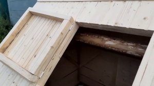 КРУТОЙ Колодезный домик для колодца с воротком и «Юбкой» Своими руками за 1 день собрал сам один