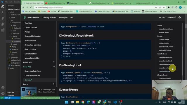 สอน Full Stack การใช้แผนที่ | ขอบเขตจังหวัด GeoJSON Layer Control | React-Leaflet #8 смотреть онлайн