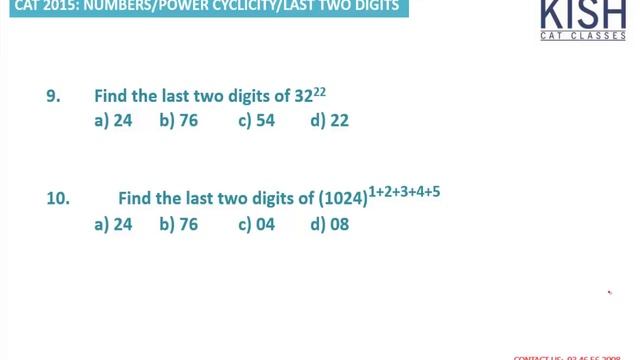 LAST TWO DIGITS - ALL TYPES OF QUESTIONS смотреть онлайн