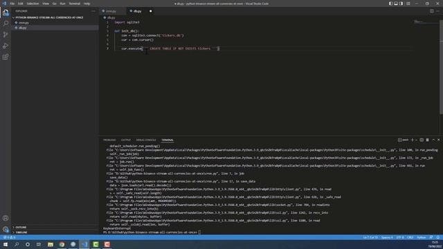 Python Binance - Stream all currencies at once ! смотреть онлайн