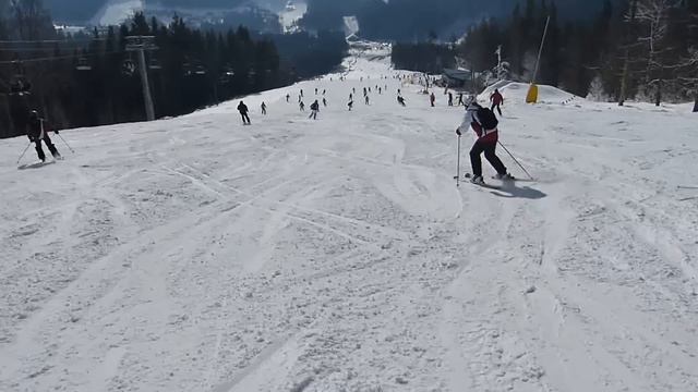 Буковель. Спуск по трассе 14а (2013) смотреть онлайн