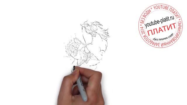 Как нарисовать холодное сердце видео Учимся рисовать холодное сердце смотреть онлайн