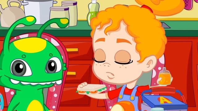 Nouvel épisode éducatif ! Groovy Le Martien apprend aux enfants à manger des légumes sains смотреть онлайн