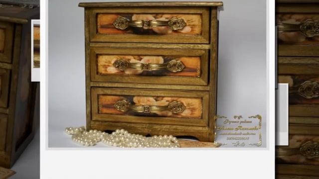 Комодик Старая Англия автор Алена Пахомова