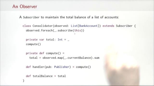 4.1 Imperative Event Handling, The Observer Pattern смотреть онлайн