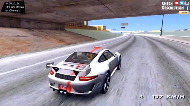 Porsche 911 Carrera S 991 Snowflake - GTA MOD _REVIEW смотреть онлайн