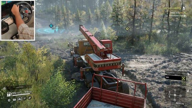 Consumables Delivery using Pacific P12 - SnowRunner | Logitech G29 Gameplay смотреть онлайн